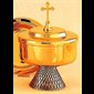 Ciboire de voyage 4.75" (12 cm) Ht., Cap.: 65-85 Hosties