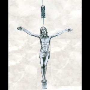 Silver Pewter Corpus, 4.5" (11.4 cm)