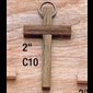 Walnut Wood Cross, 2" (5 cm)