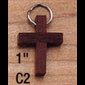 Paduck Wood Cross, 1" (2.5 cm)