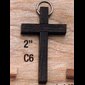 Wenge Wood Cross, 2" (5 cm)