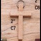 Beech Wood Cross, 2" (5 cm)