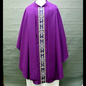 Chasuble et Étole #7706 Blanche
