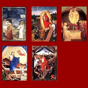 Mass Offering Cards "Resurrection" / package of 100