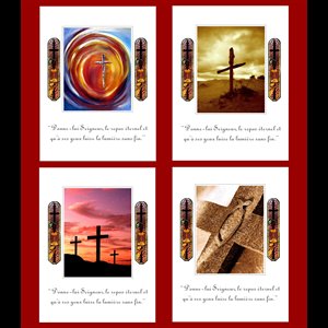 French Mass Offering Cards
