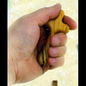 Comfort Cross Olive Wood, 3.75" (9.5 cm)