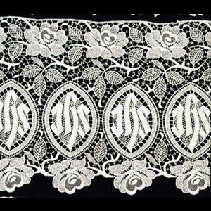 Embroidered Lace #777 / yard (9" wide)