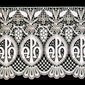 Embroidered Lace #781 / yard (8 1/2" wide)