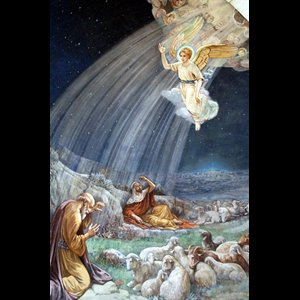Christmas Crib Scenery Shepperd Announcement 36" x 54" / ea