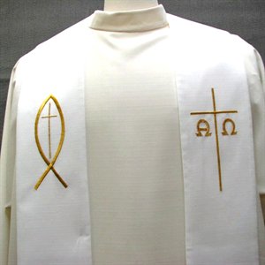 Proest Stole #2522-1002 white
