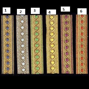 Galloon 1 1/4" #2326 Metallic / yard