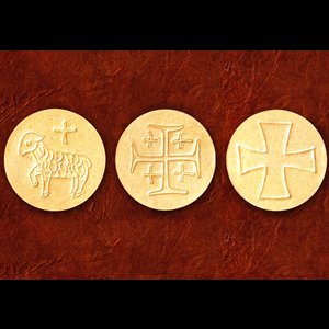 Faithful Host 1 1/2" Whole Wheat / container of 500