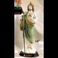 St. Jude Resin/Wood Base Statue, 14" (35.6 cm)