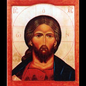 Icon Christ Pantocrator 5" x 6" (13 x 15 cm)