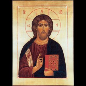 Icon Christ Pantocrator 17" x 21" (43 x 53 cm)
