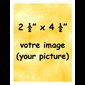 Images cartonnées 2 1/2" x 4 1/2" / pqt 100