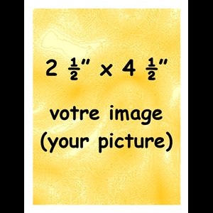 Images cartonnées 2 1/2" x 4 1/2" / pqt 100