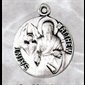 Médaille Saint Matthieu 3/4" (1.9 cm) en argent sterling