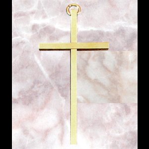Gold Plated Cross, 4.25'' (11 cm)