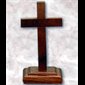 Altar Crucifix 6'' Walnut