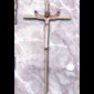 Crucifix 10" (25.5 cm) Gold Pewter