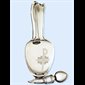 Flagon, Crystal, Engraved Cross Design, 25 oz. 14.75" Ht.