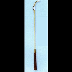 Candle Lighter, Brass with Walnut Handle, 20" (51 cm)