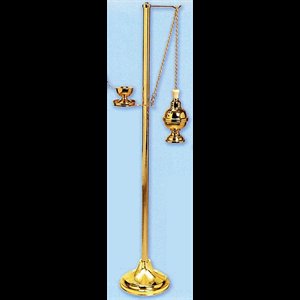 Censer Stand, Polish Brass, 50'' (127 cm) Ht.