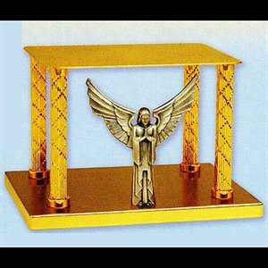 Thabor gold plated with Silver Angel 9.75'' Ht. x 10'' x 13'