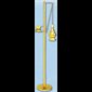 Support à encensoir en bronze satiné 50'' (127 cm) Ht