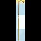 Candle Lighter, Satin Brass extends 48'' to 72''