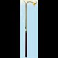 Candle Lighter, Brass with Walnut Handle, 60" (152 cm)