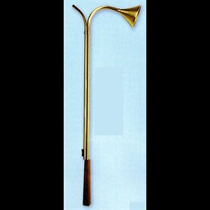 Brass & Walnut Candle Lighter, 24'' lenght (61 cm)