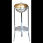 Baptismal Font, Portable, 2 tones 38'' H. x 14'' diam.