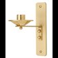 Chandelier mural en laiton 1.75'' x 6.5'' Ht.
