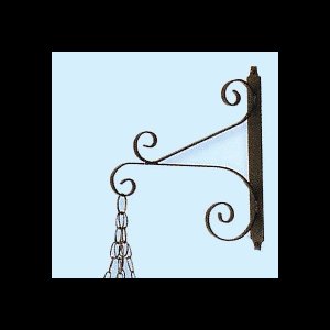 Wall Bracket for Sanctuary Lamp 3" x 16", Extends 12"