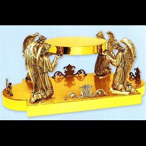 Thabor with 4 Angels 2 tones  9'' H. x 23 1/2'' x 9 1/2''
