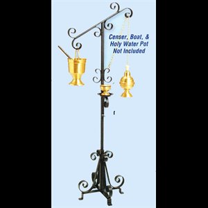 Censer Stand Wrought Iron 55'' H. (1.27 m)