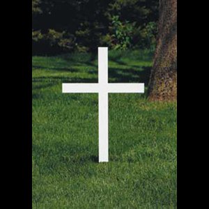 Memorial Cross, Standard design 20'' H. (51 cm)