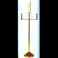Chandelier de mariage Candélabre laiton poli 50'' H x 22'' B