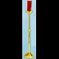 Support lampe du sanctuaire sur pied laiton 44'' H. x 10' B.