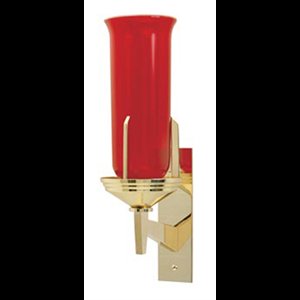 Wall Sanctuary Lamp polished brass  2.5'' x 9''