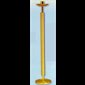 Paschal Candle Holder, Brass, 42'' H. x 9'' B., Socket 2"