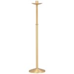 Chandelier de procession laiton 44''H x 10.5''B, Socket 1.5"