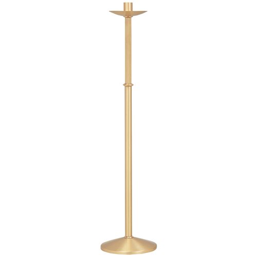 Processional Torch, Brass 44'' H. x 10.5'' B., Socket 1.5"
