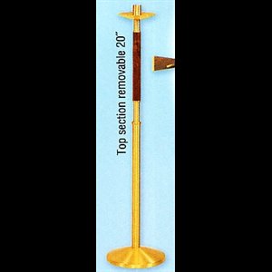 Floor Candlestick satin bronze 42'' H.