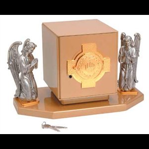Tabernacle d'exposition 10.5'' H. x 18.5'' L. x 9.75'' P.