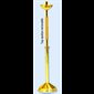 Chandelier de procession laiton poli 46'' H. x 10.5'' Base