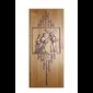 Bronze Stations of the Cross on wood 32'' H. x 13.5", 14 St.