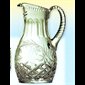 Flagon, Crystal, Grape/Leaf Design 54 oz. 10'' Ht. (25.5 cm)